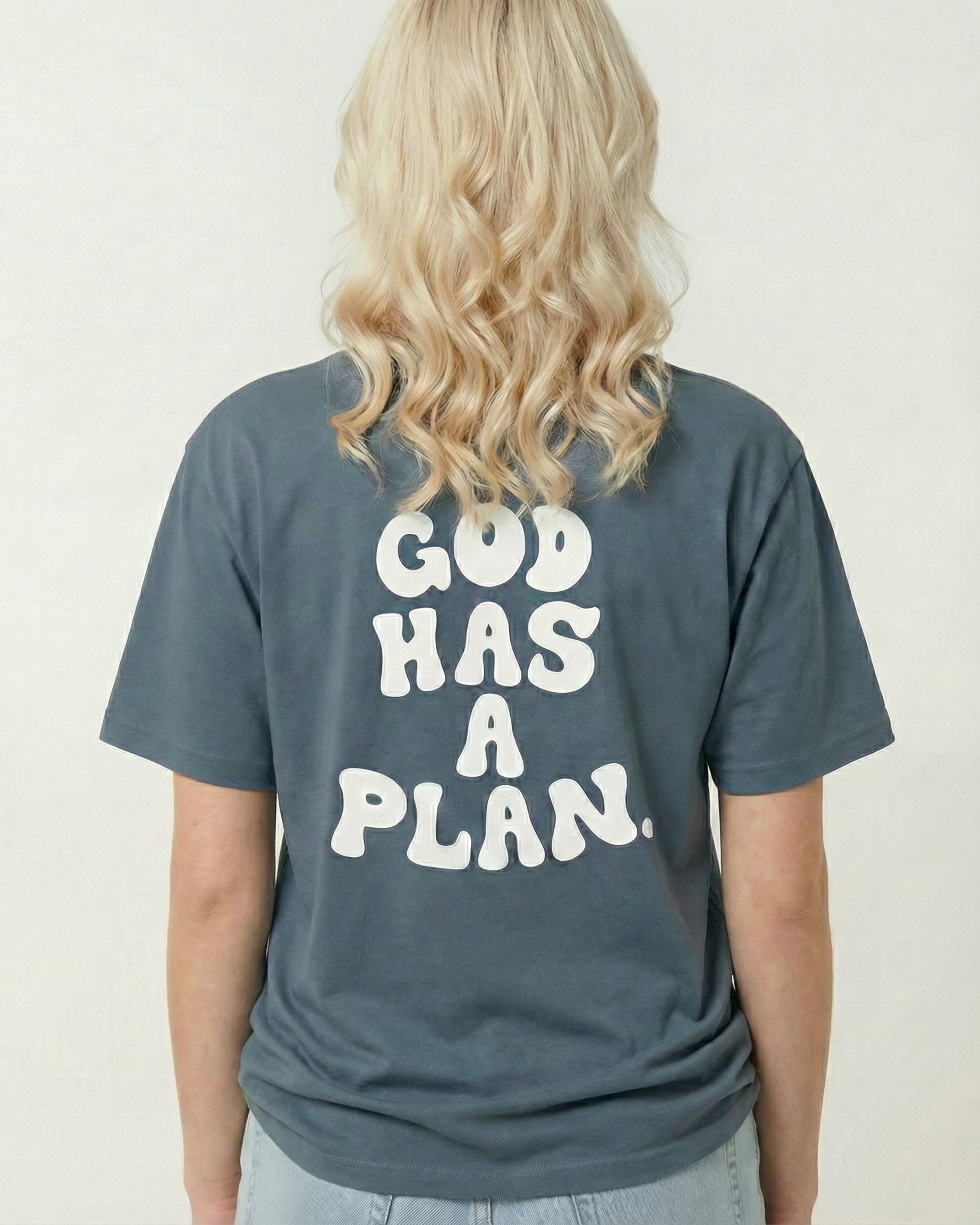 God Has A Plan Oversized Tee