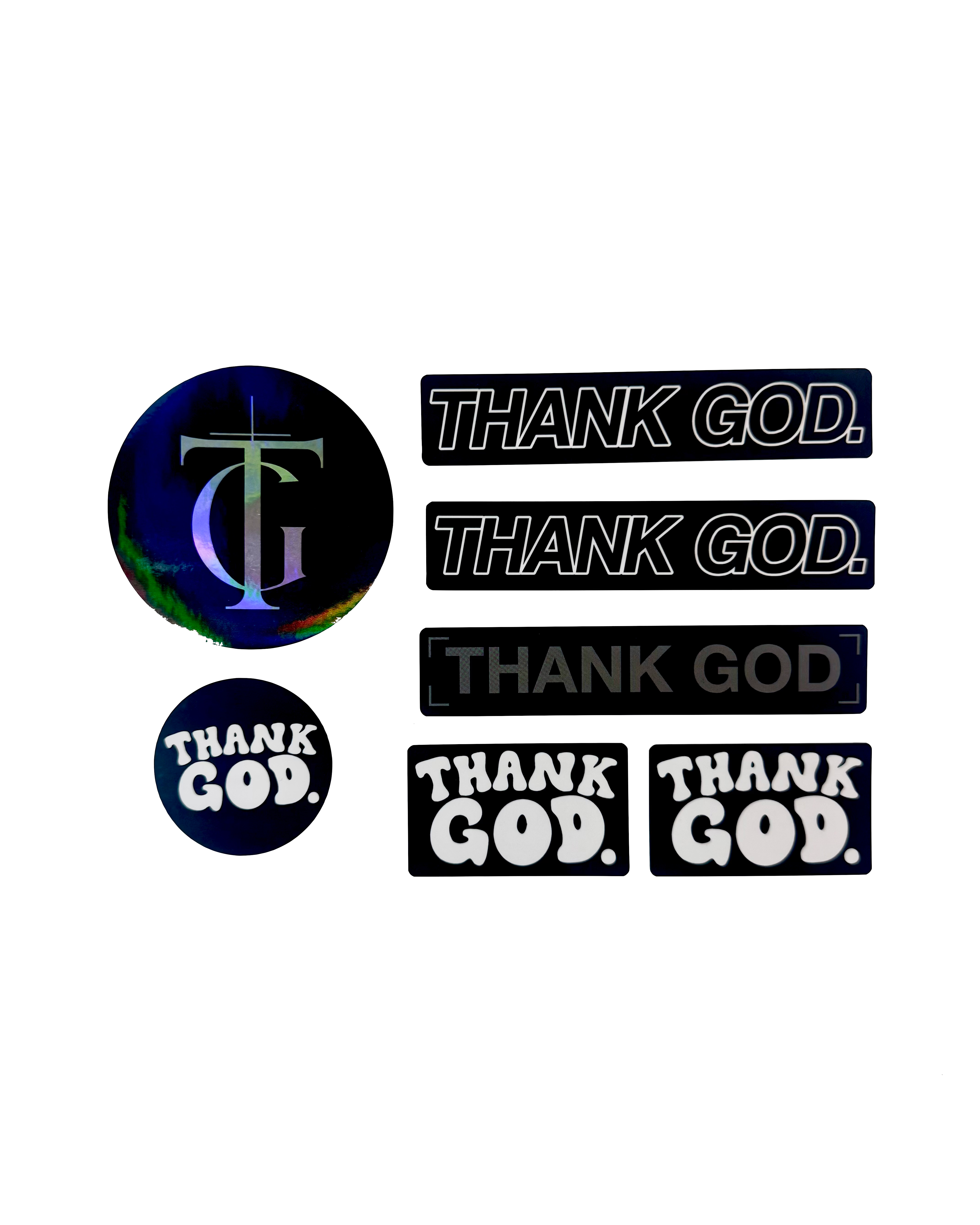 Thank God Sticker Pack (7 pack)