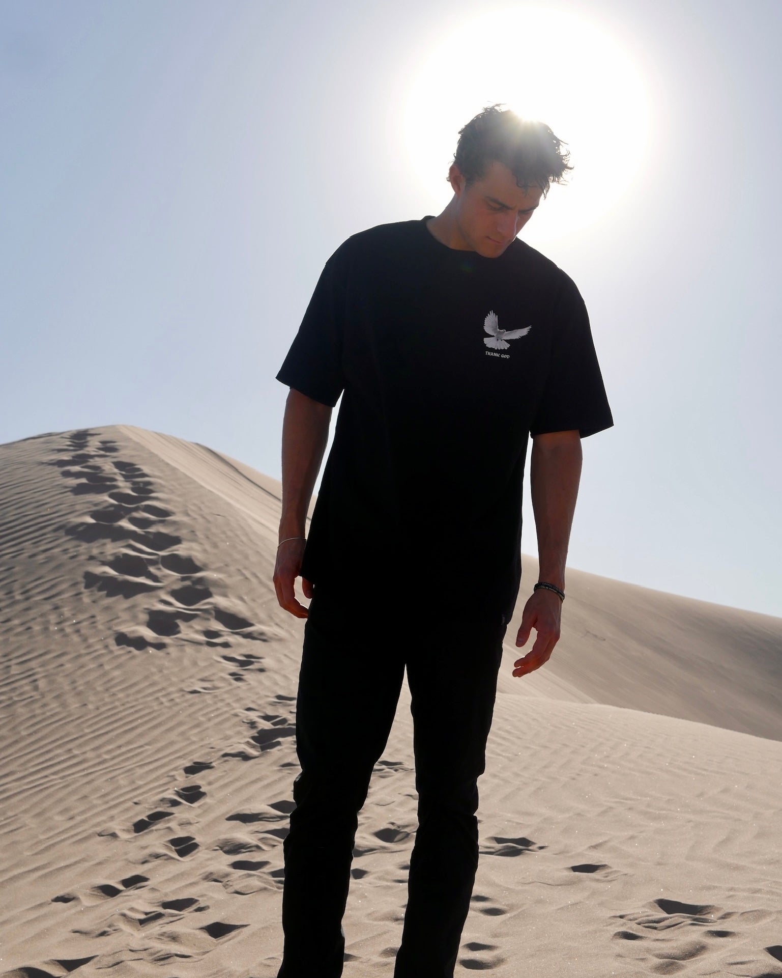 Divinity II Oversized Sanded Tee