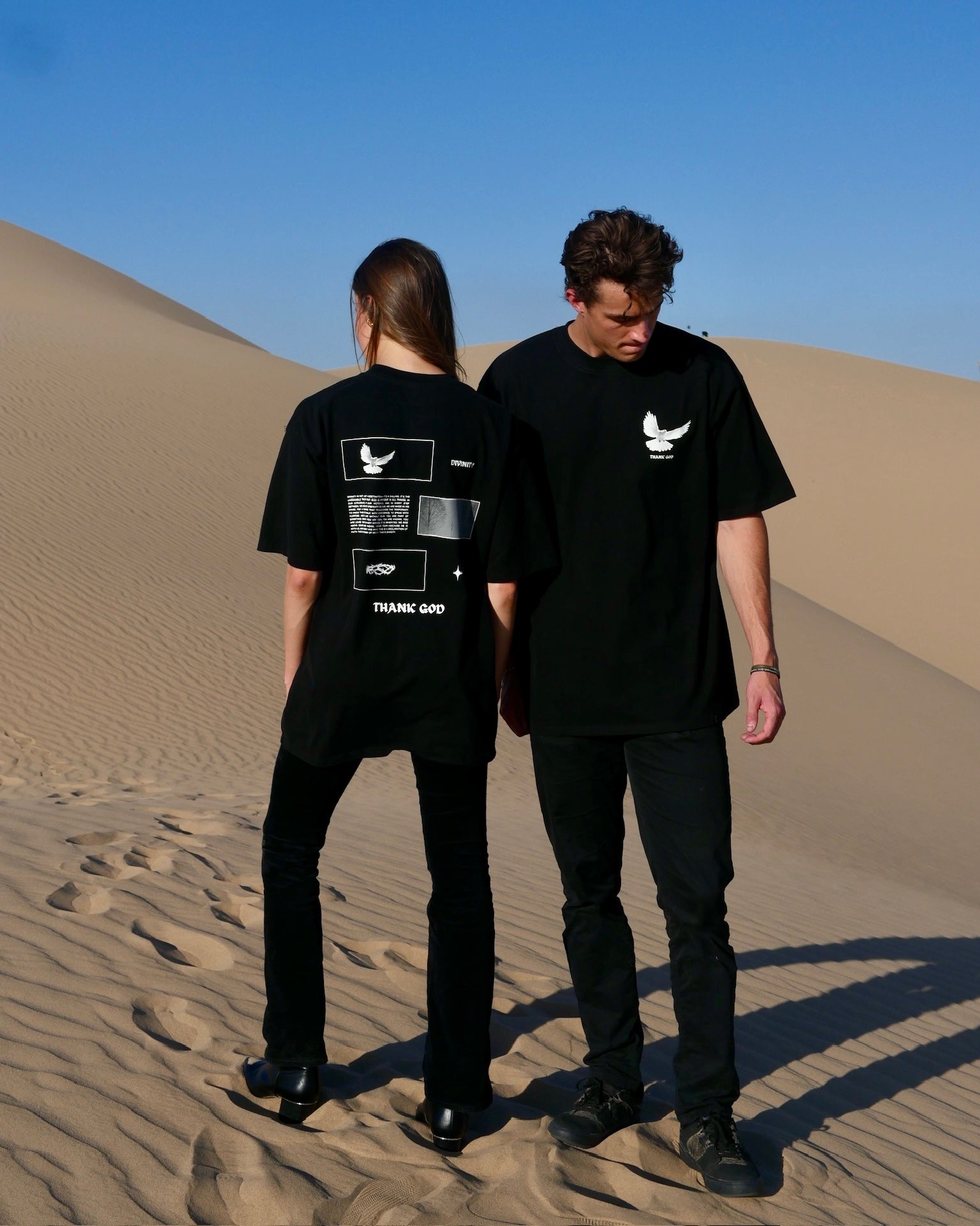 Divinity II Oversized Sanded Tee