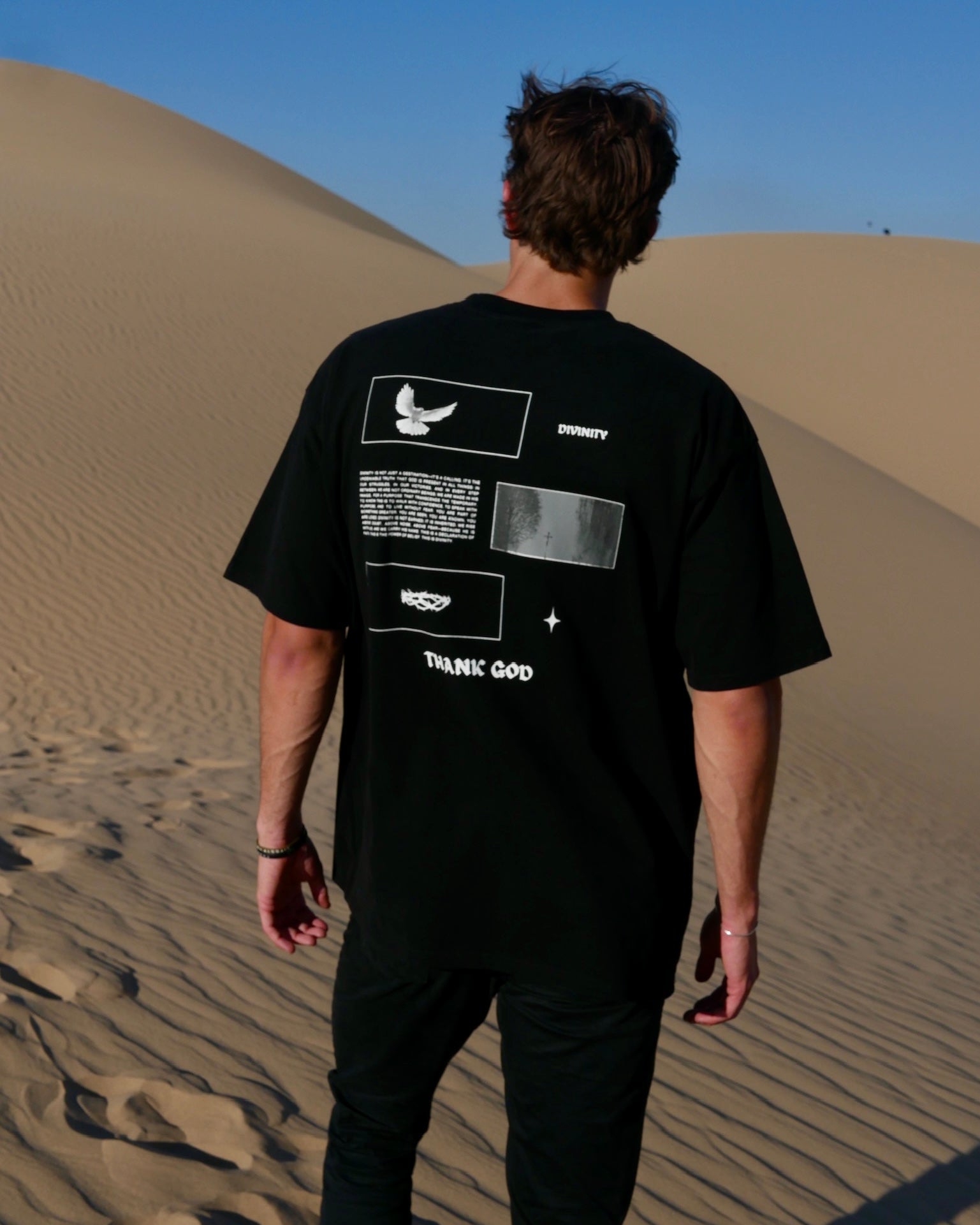 Divinity II Oversized Sanded Tee