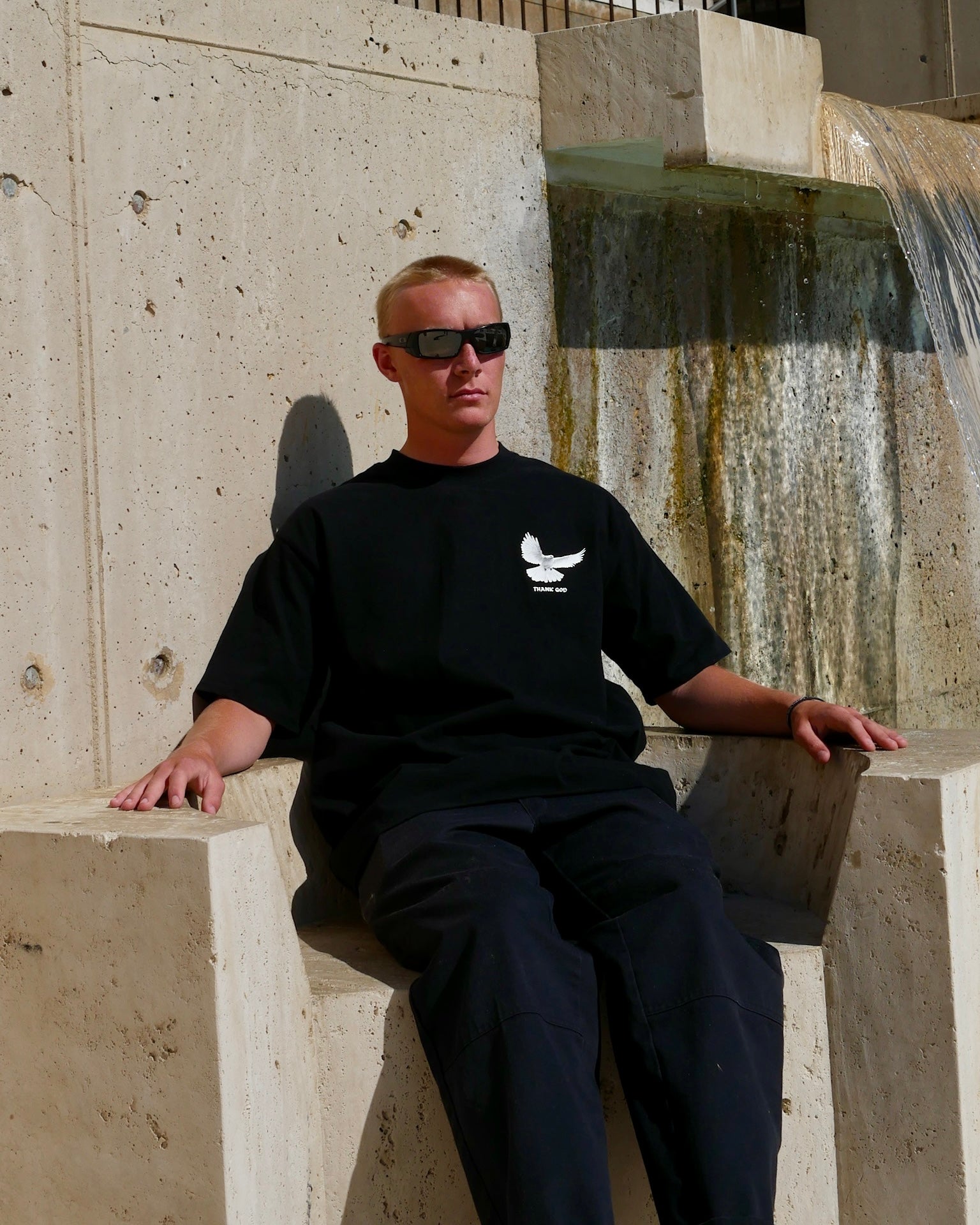 Divinity II Oversized Sanded Tee