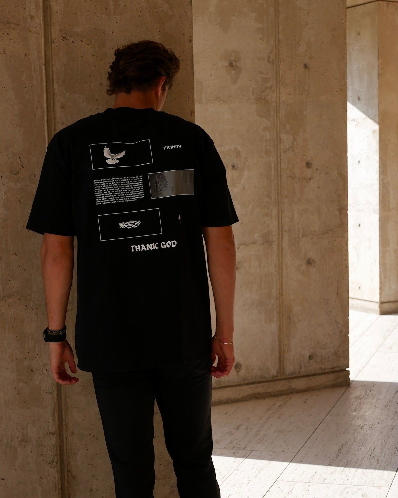 Divinity II Oversized Sanded Tee