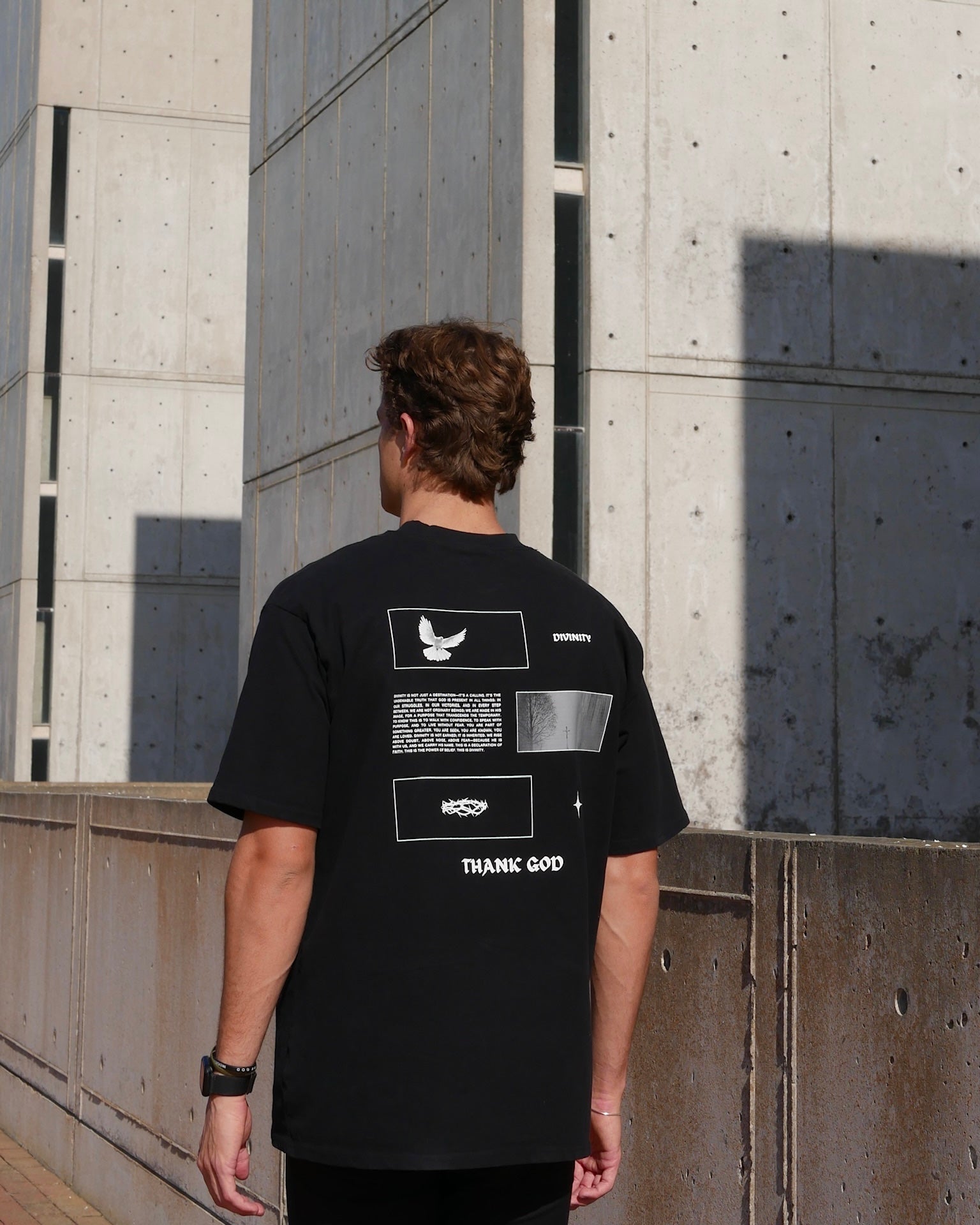 Divinity II Oversized Sanded Tee