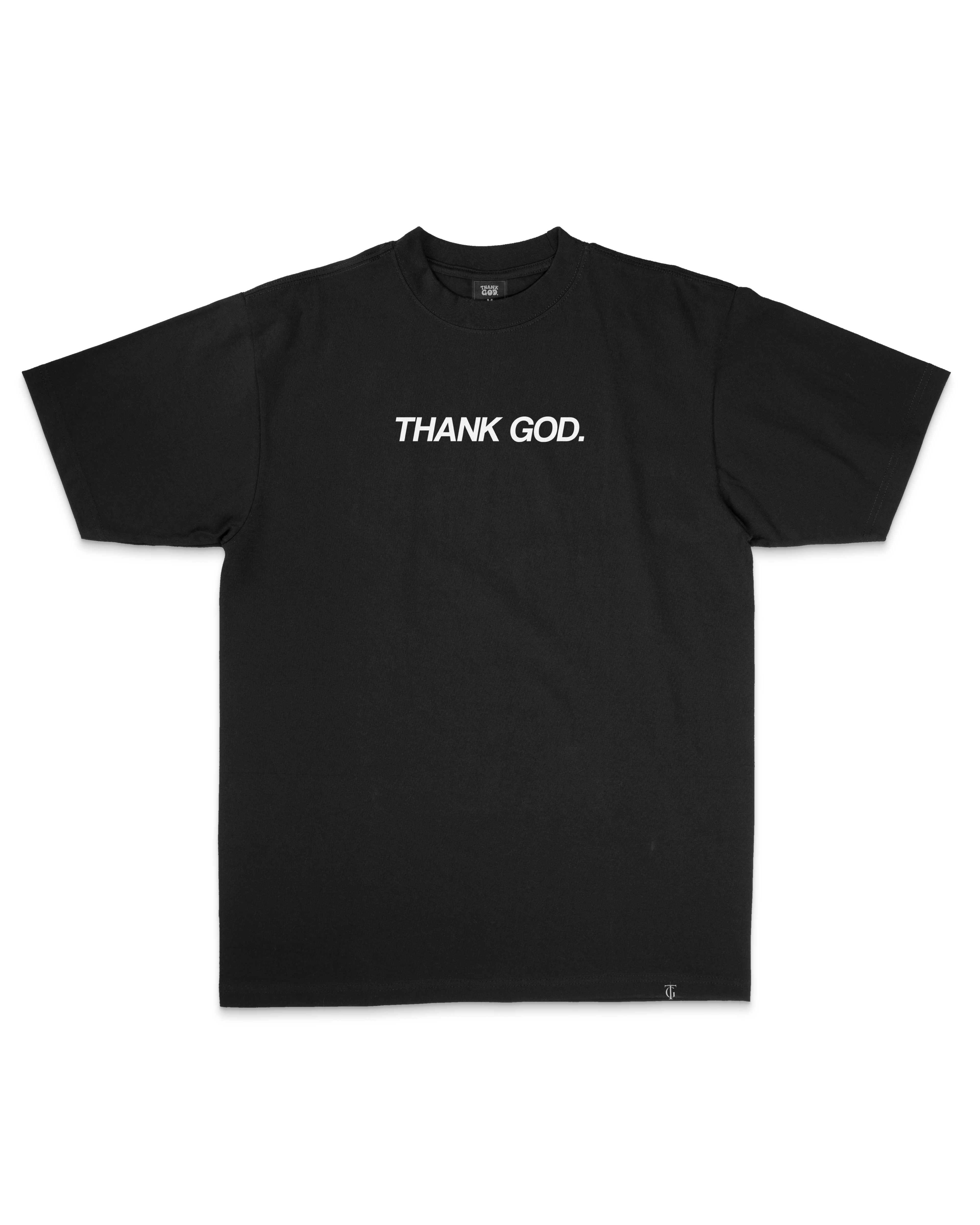 Classic Oversized Sanded Tee - Thank God's Original Tee