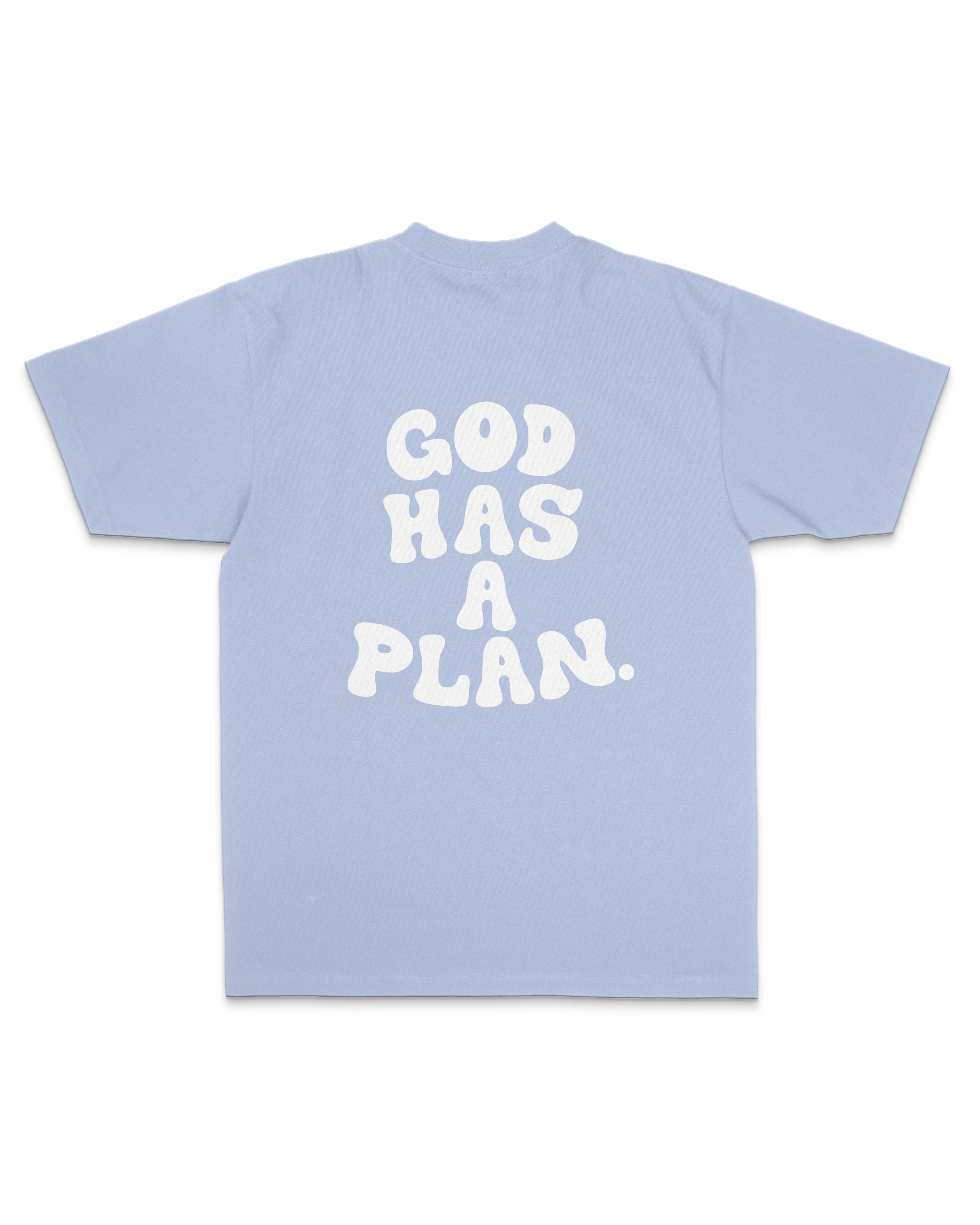God Has A Plan Oversized Sanded Tee