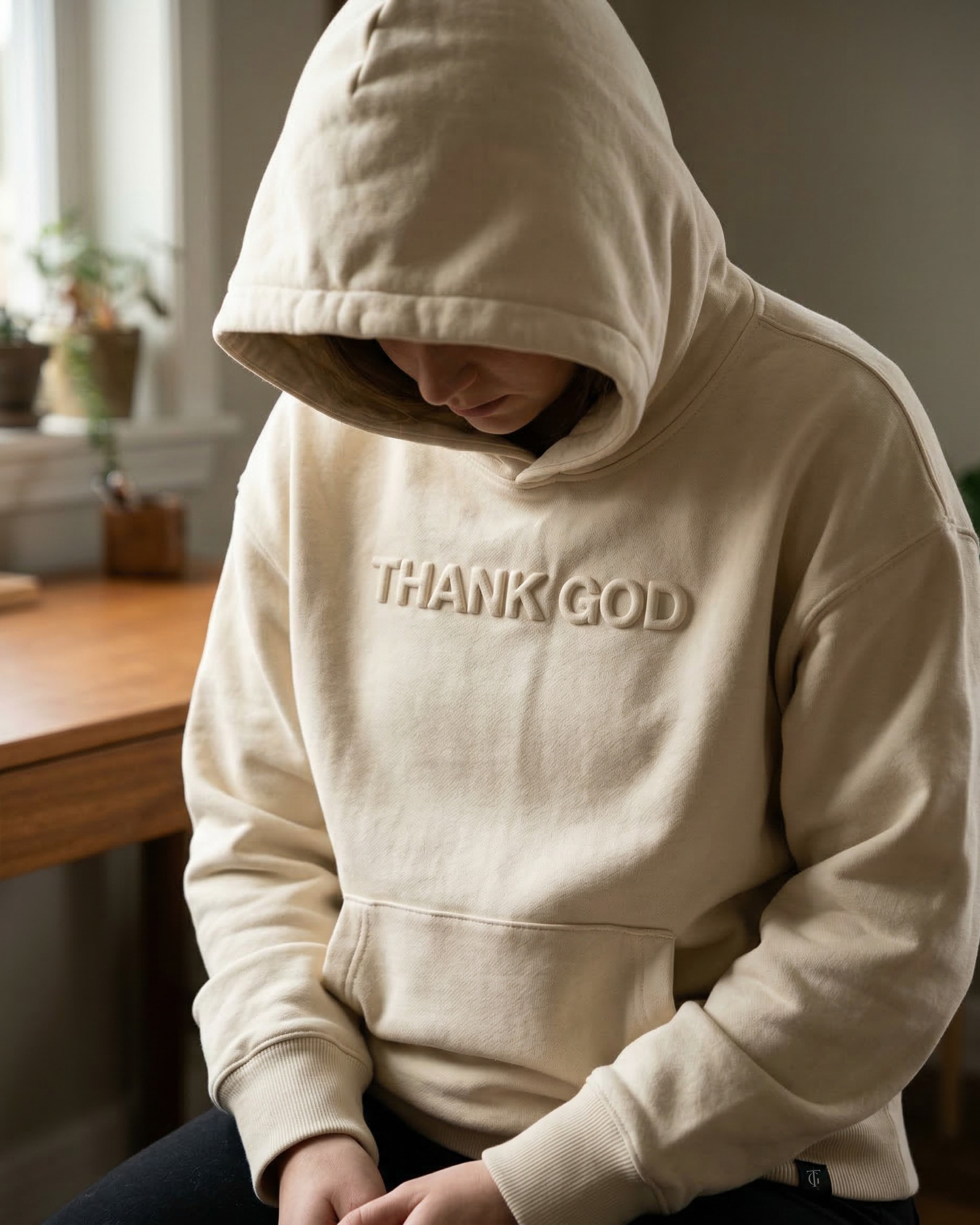 Embossed Hoodie