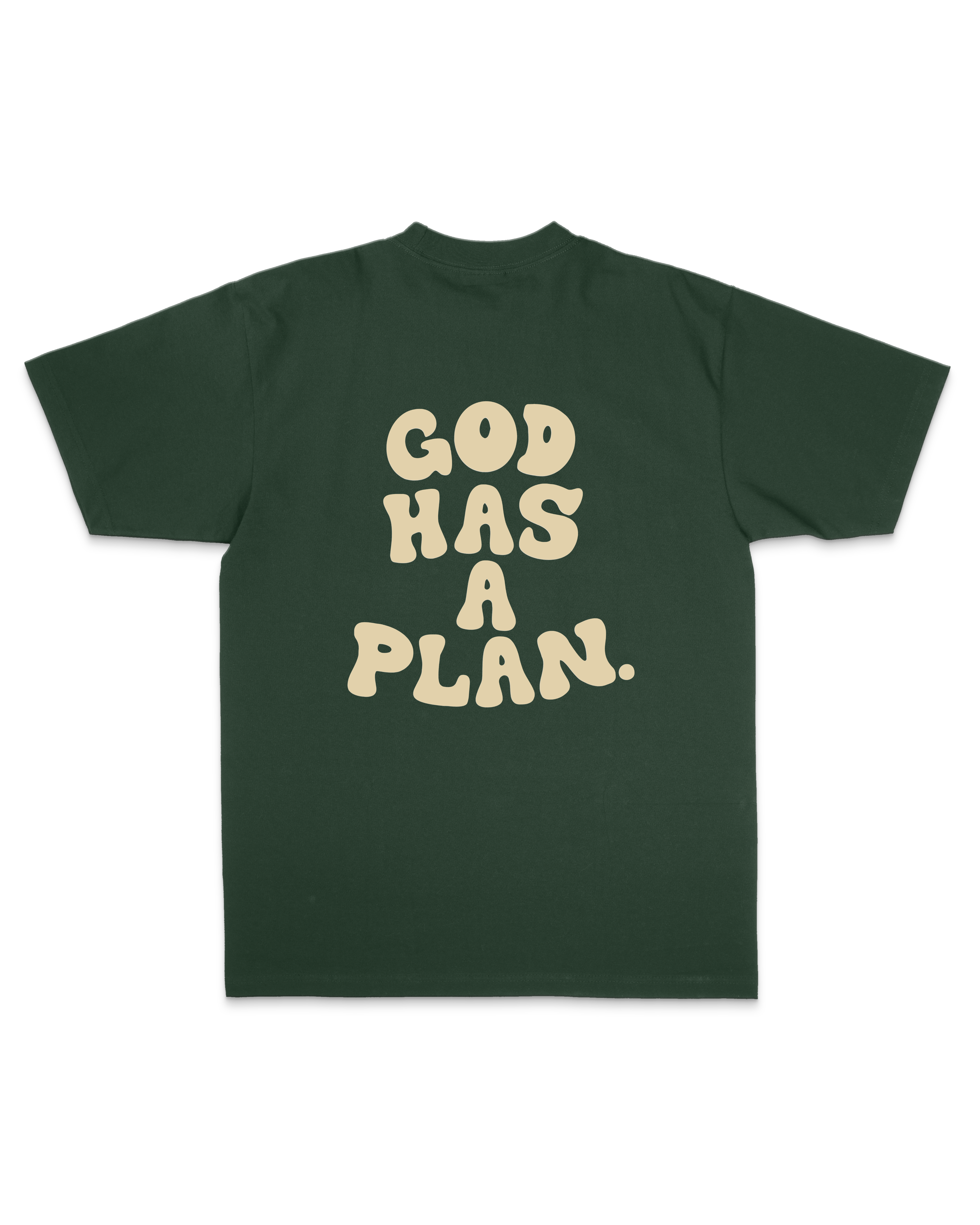 God Has A Plan Oversized Sanded Tee