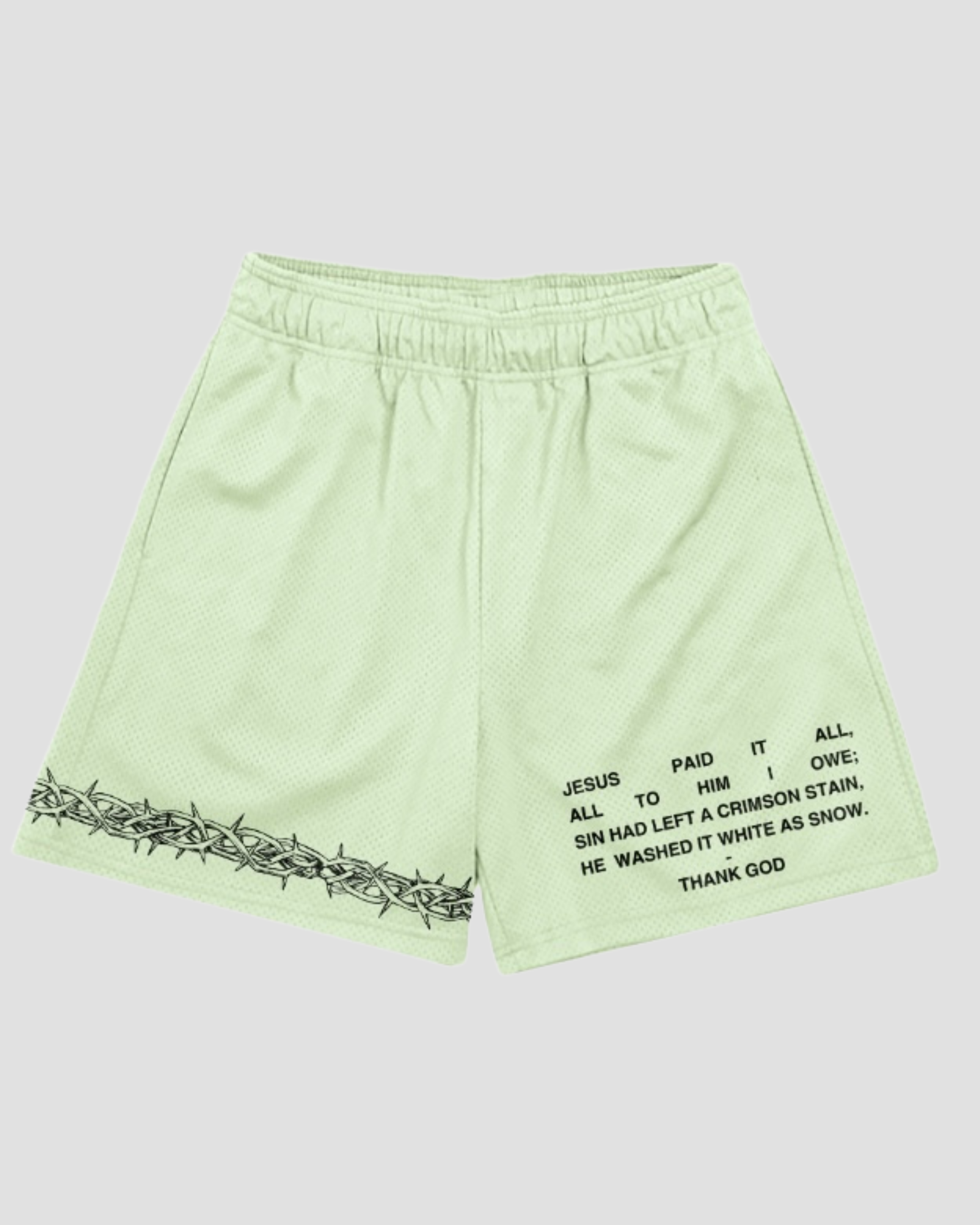 CROWN OF THORNS MESH SHORTS