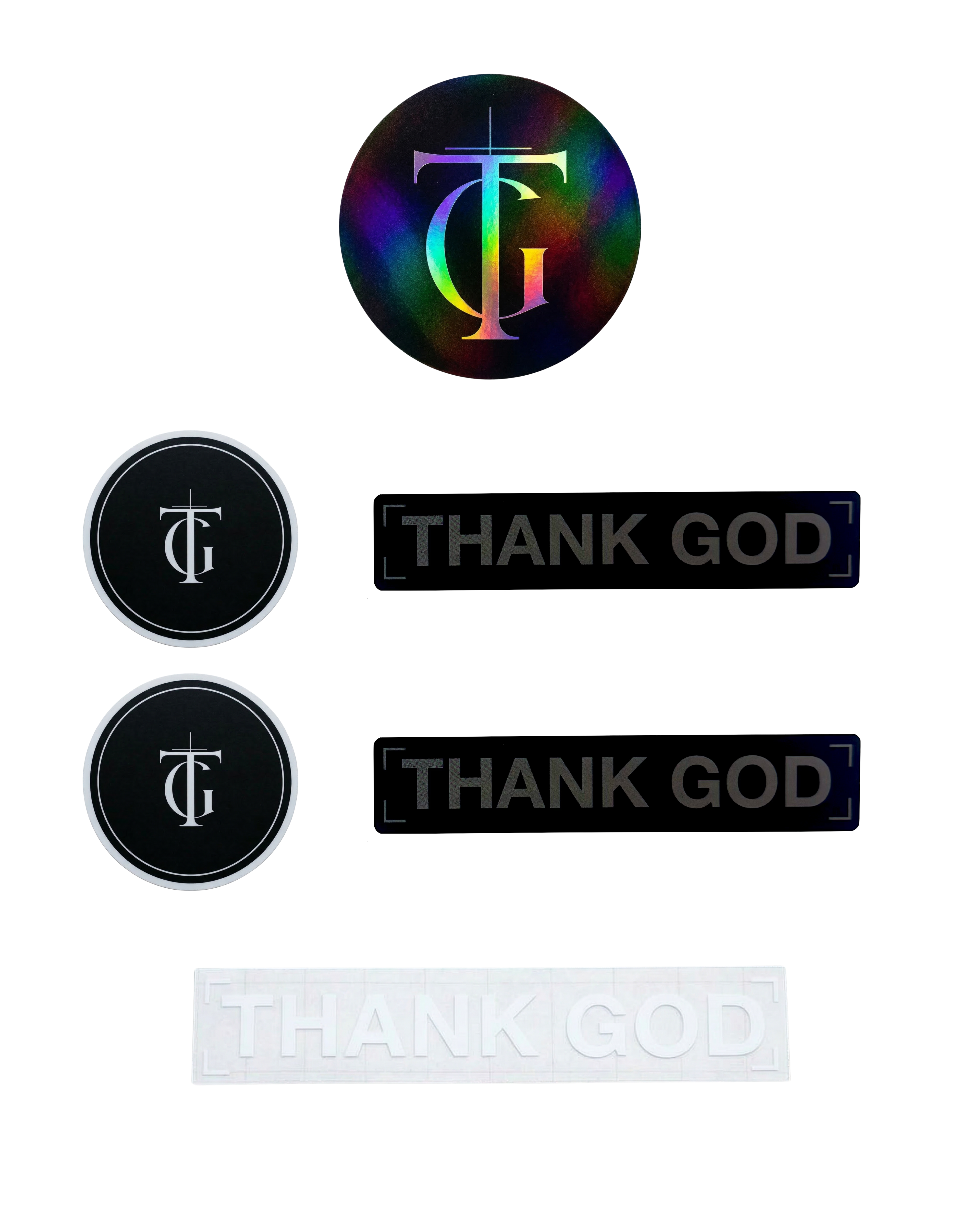 Thank God Sticker Pack (6 pack)
