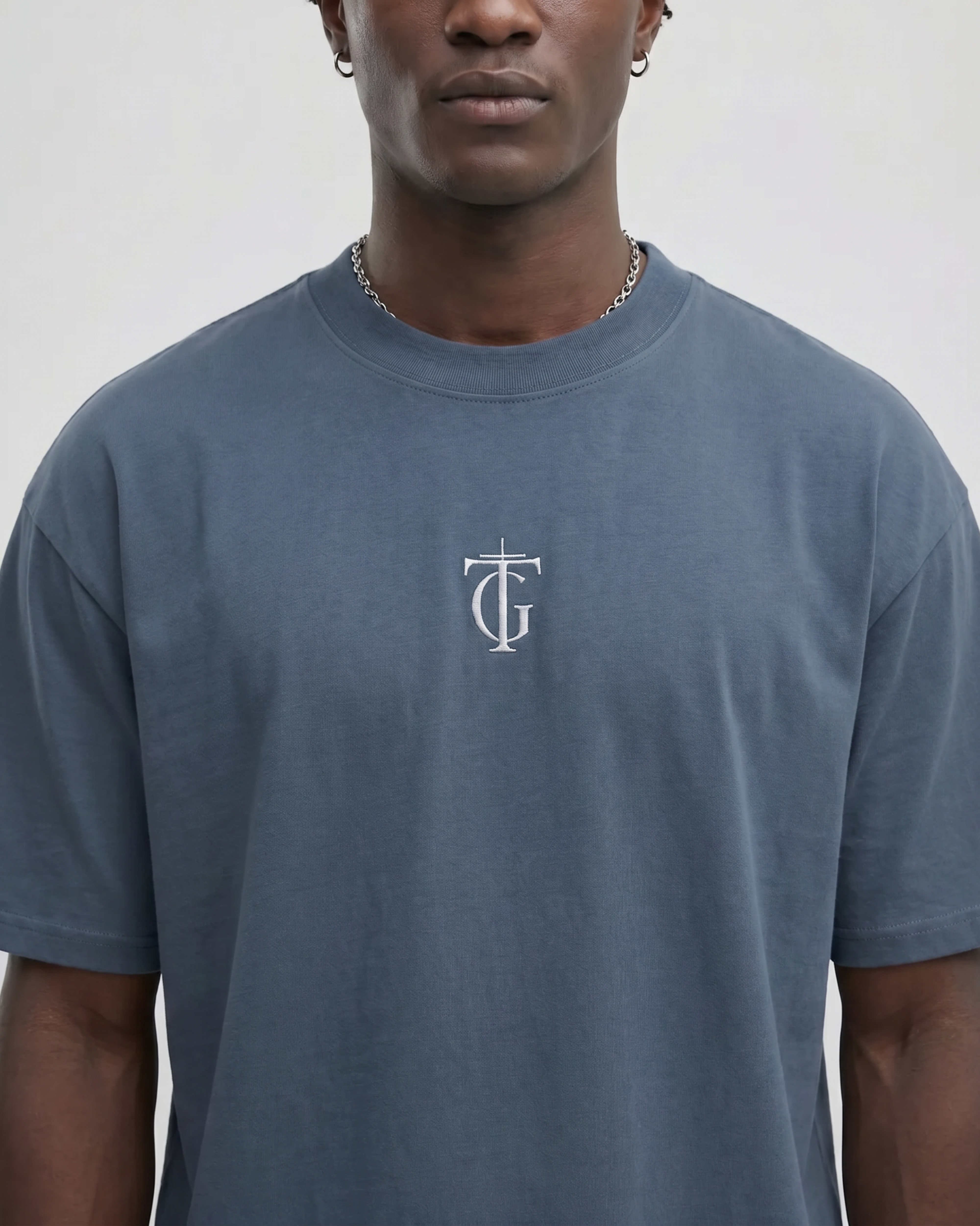 Crest Embroidered Tee