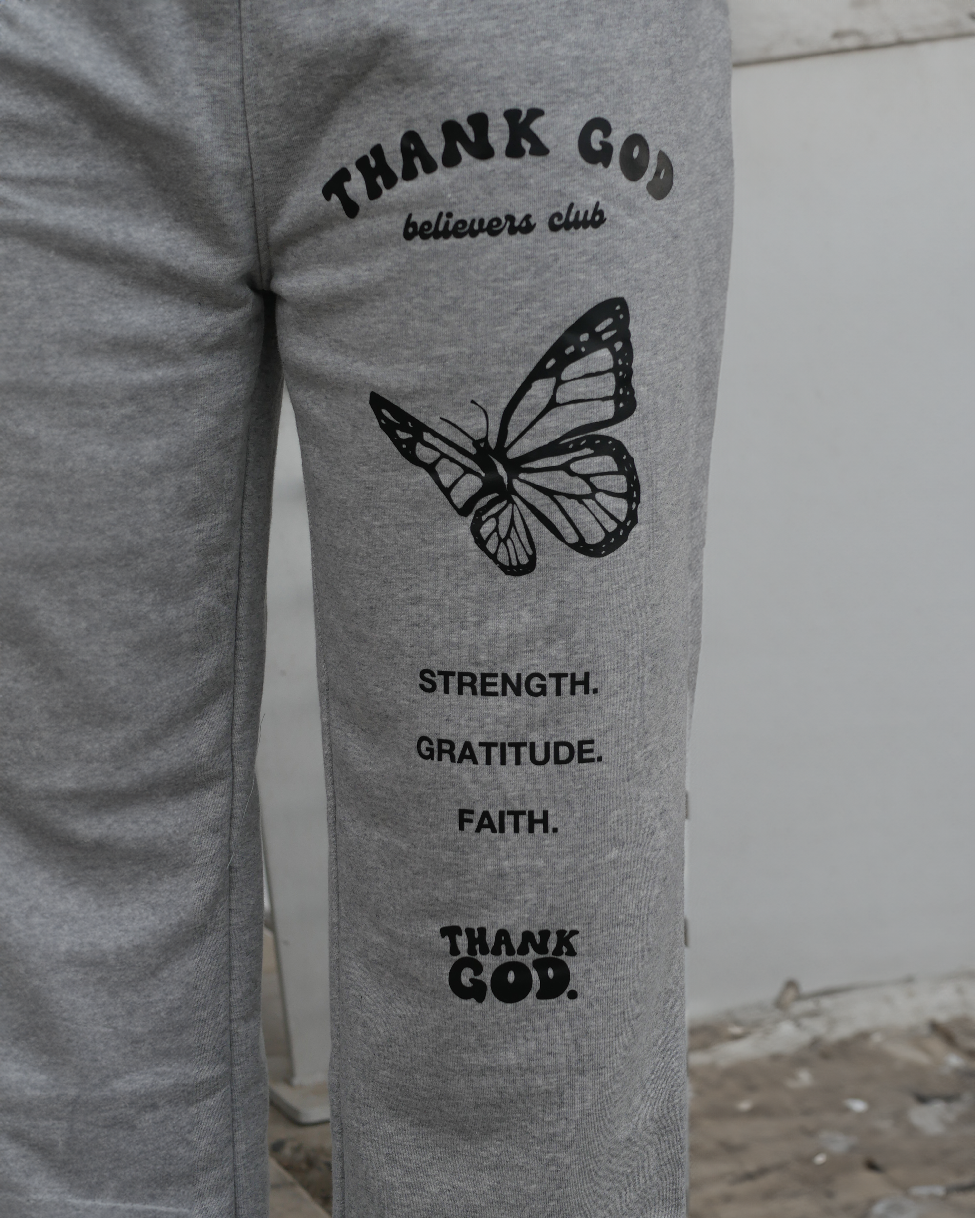 BELIEVERS CLUB SWEATPANTS - BUTTERFLY EDITION