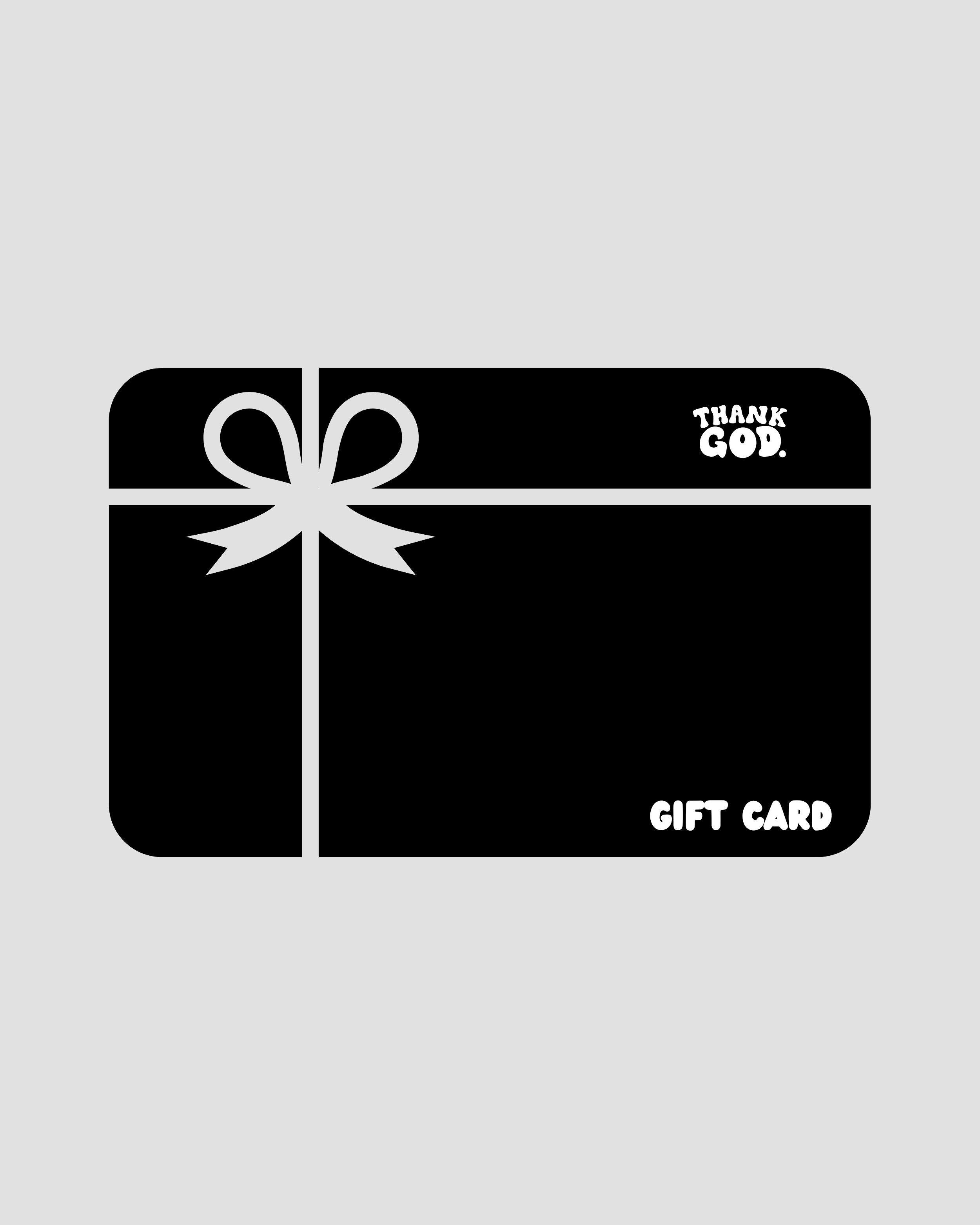 Digital gift card for Christian clothing by Thank God mockup 2