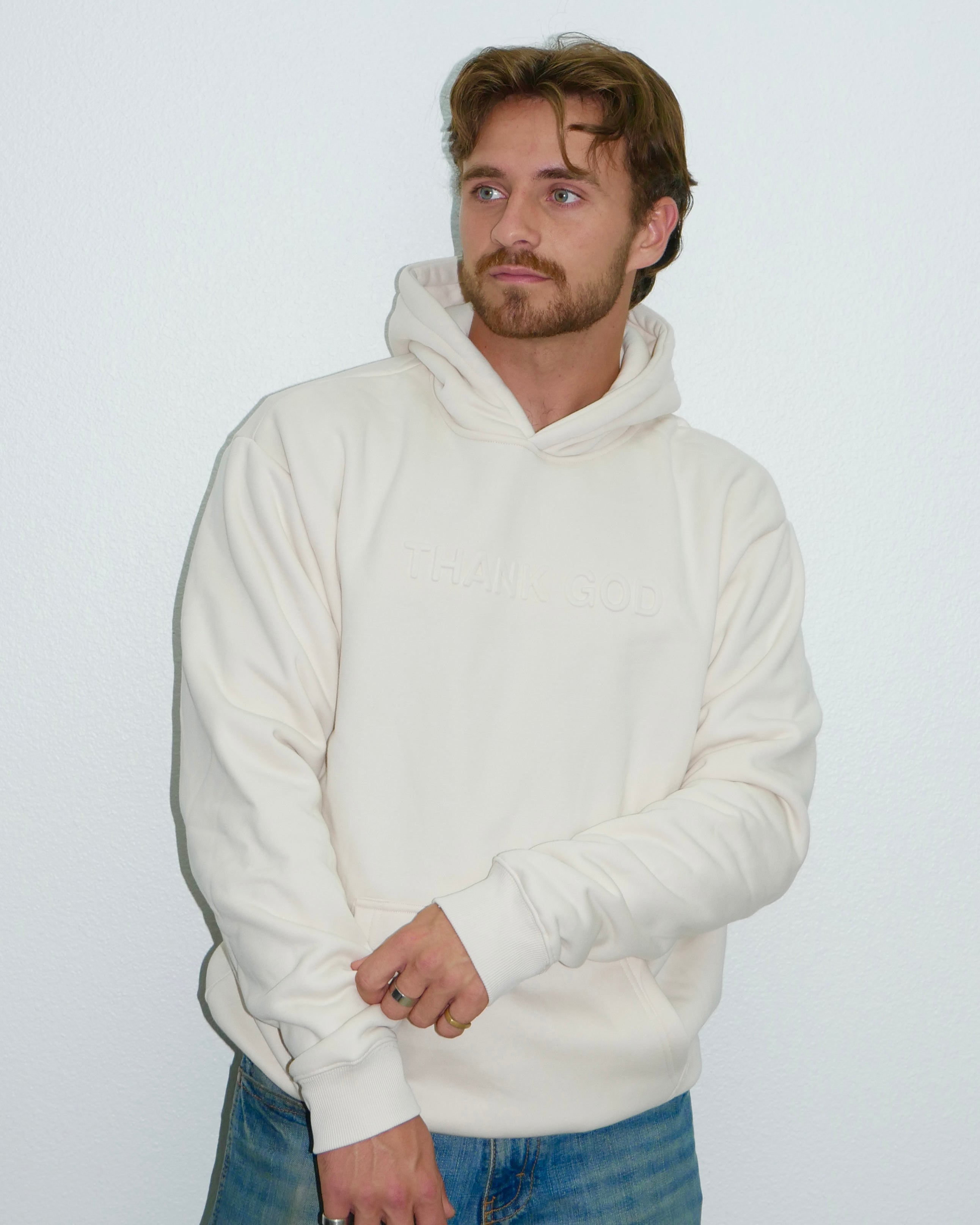 Embossed Hoodie