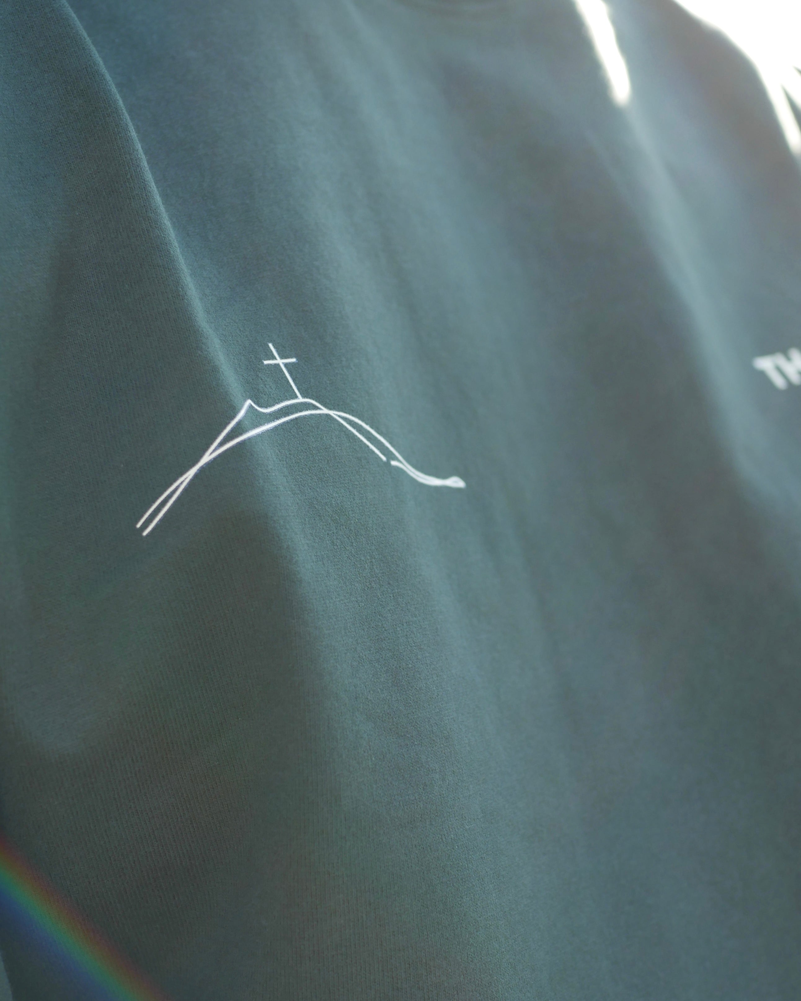 Psalm 23 Divine Terrain Oversized Sanded Tee