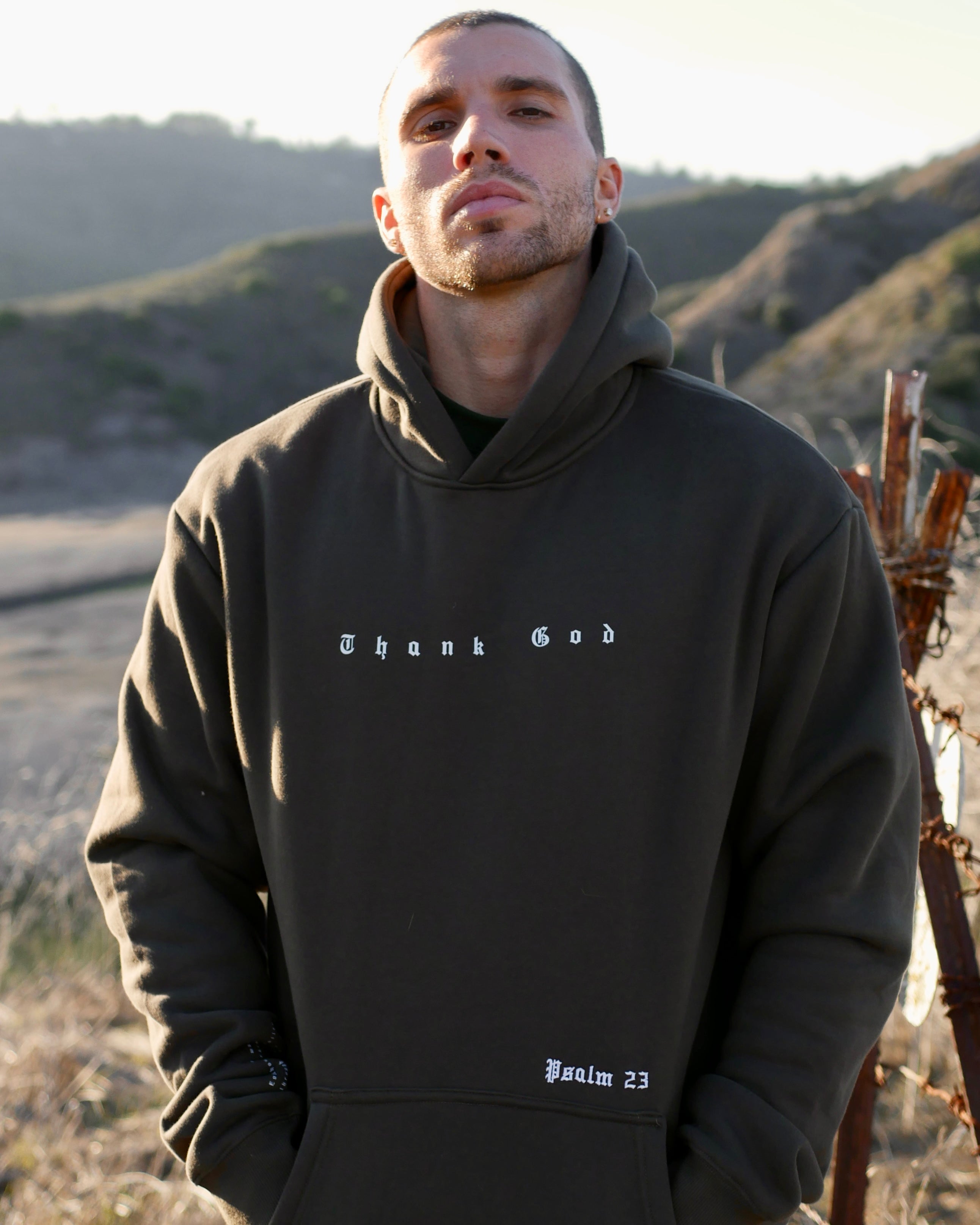 Psalm 23 Gothic Hoodie