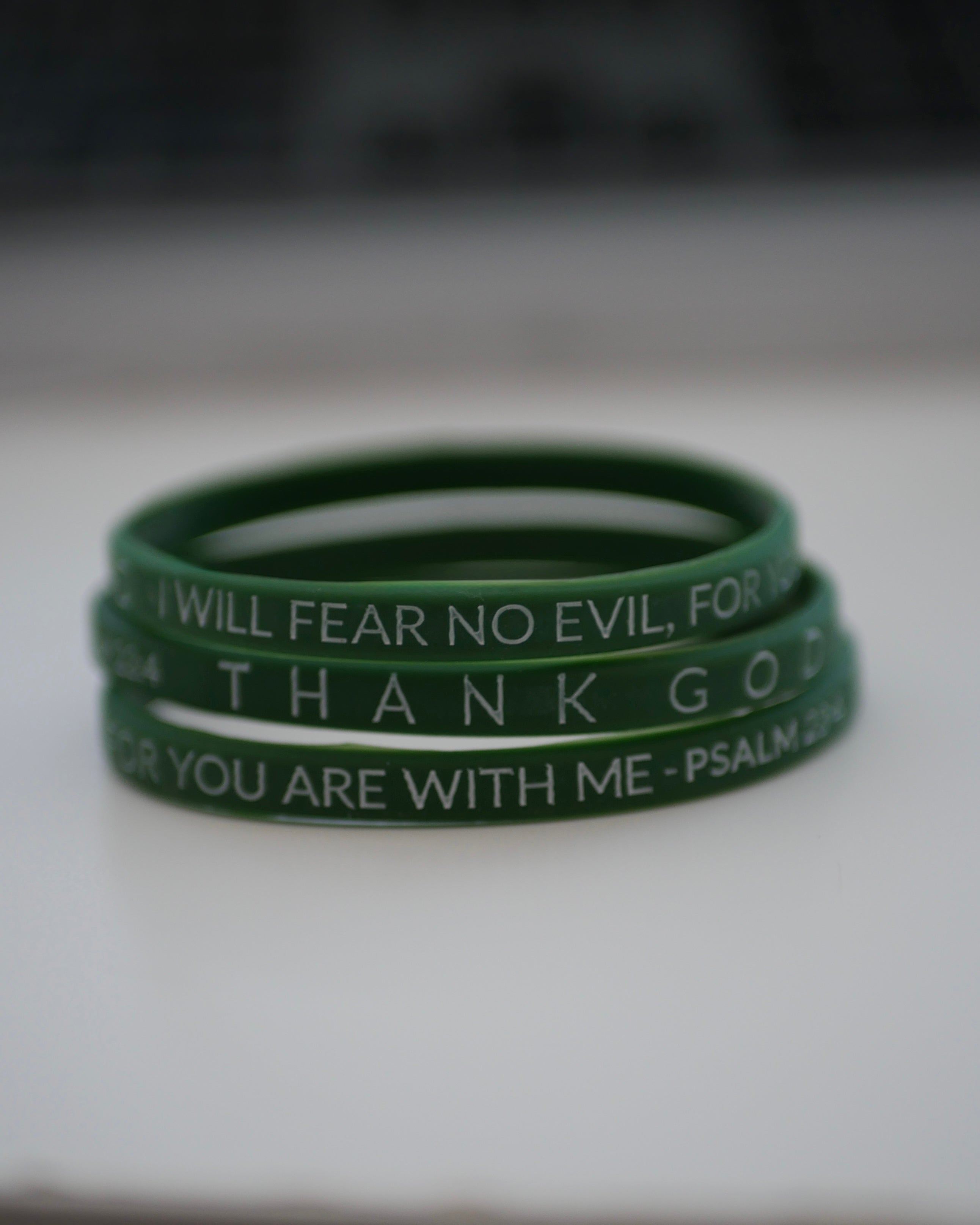 Psalm 23 Wristband Pack (3 Pack)