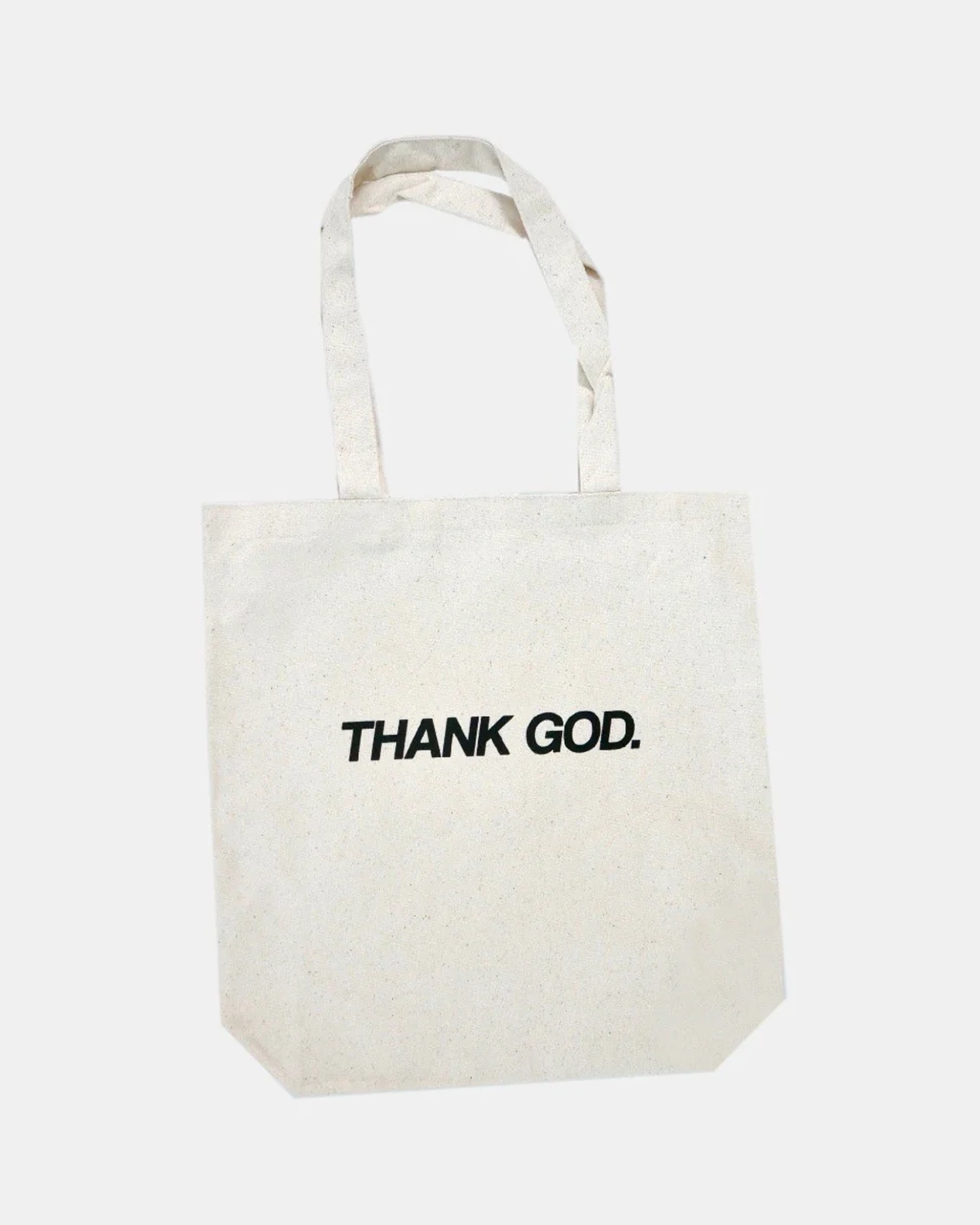 THANK GOD TOTE - CANVAS