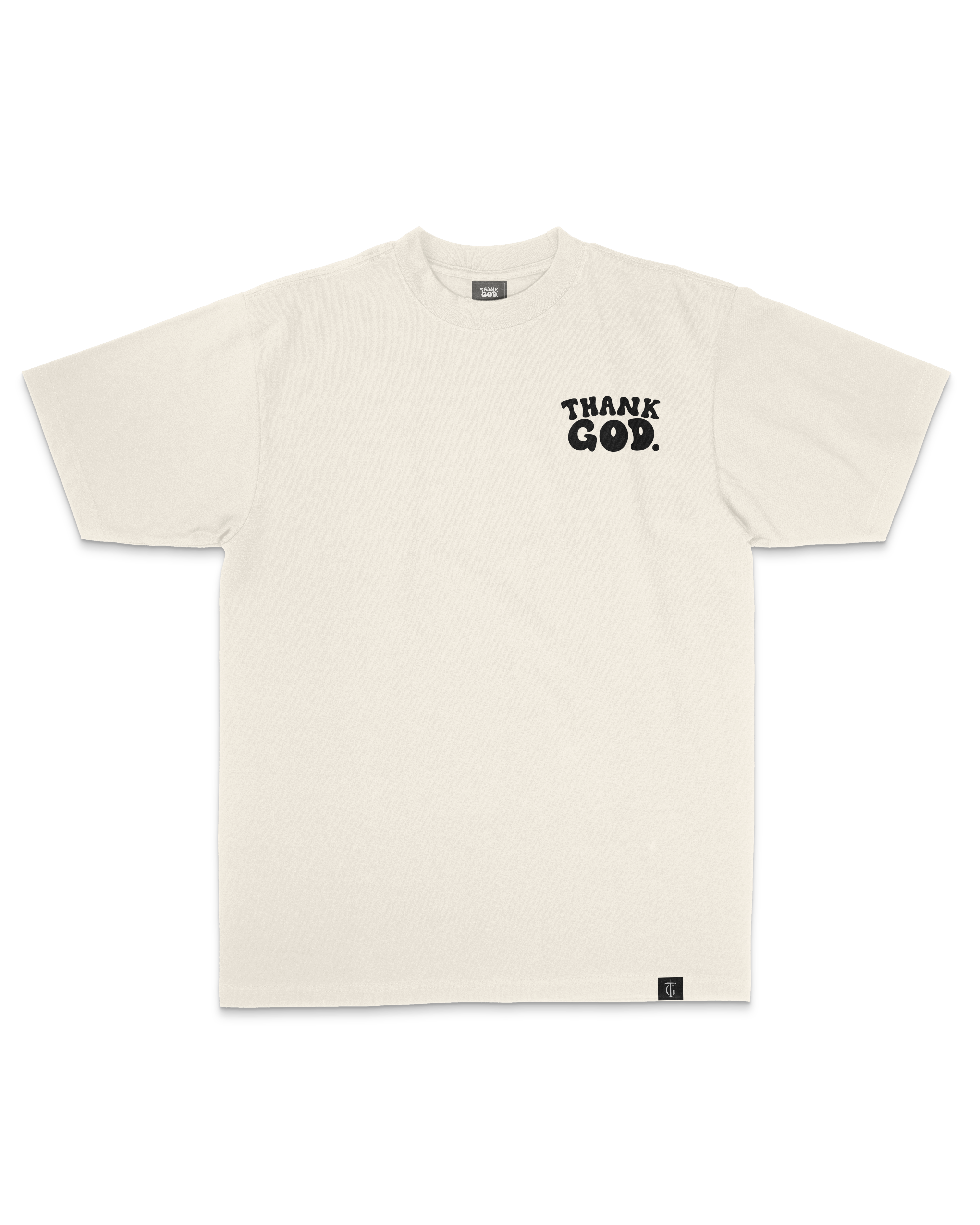 God Has A Plan Oversized Sanded Tee