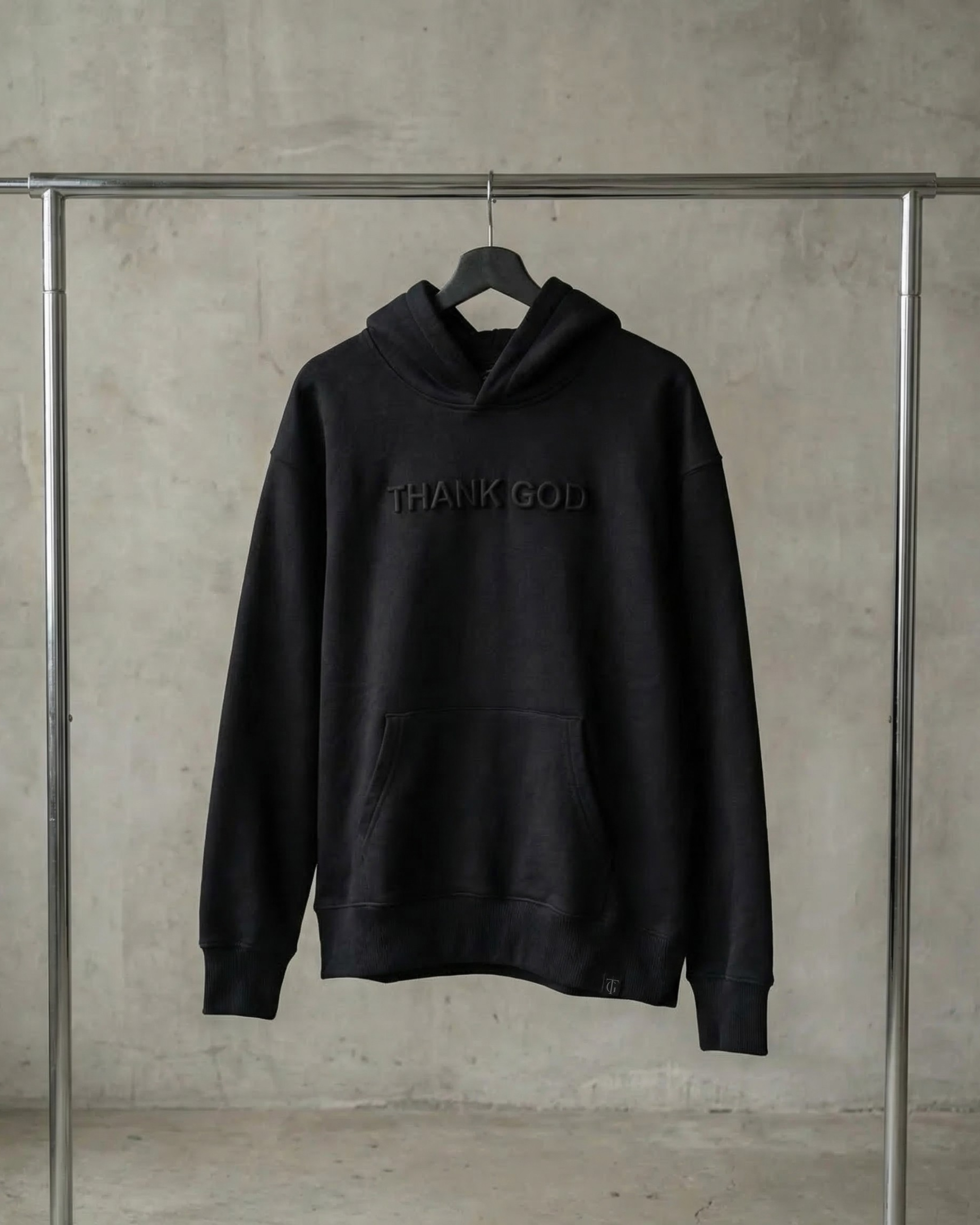 Embossed Hoodie