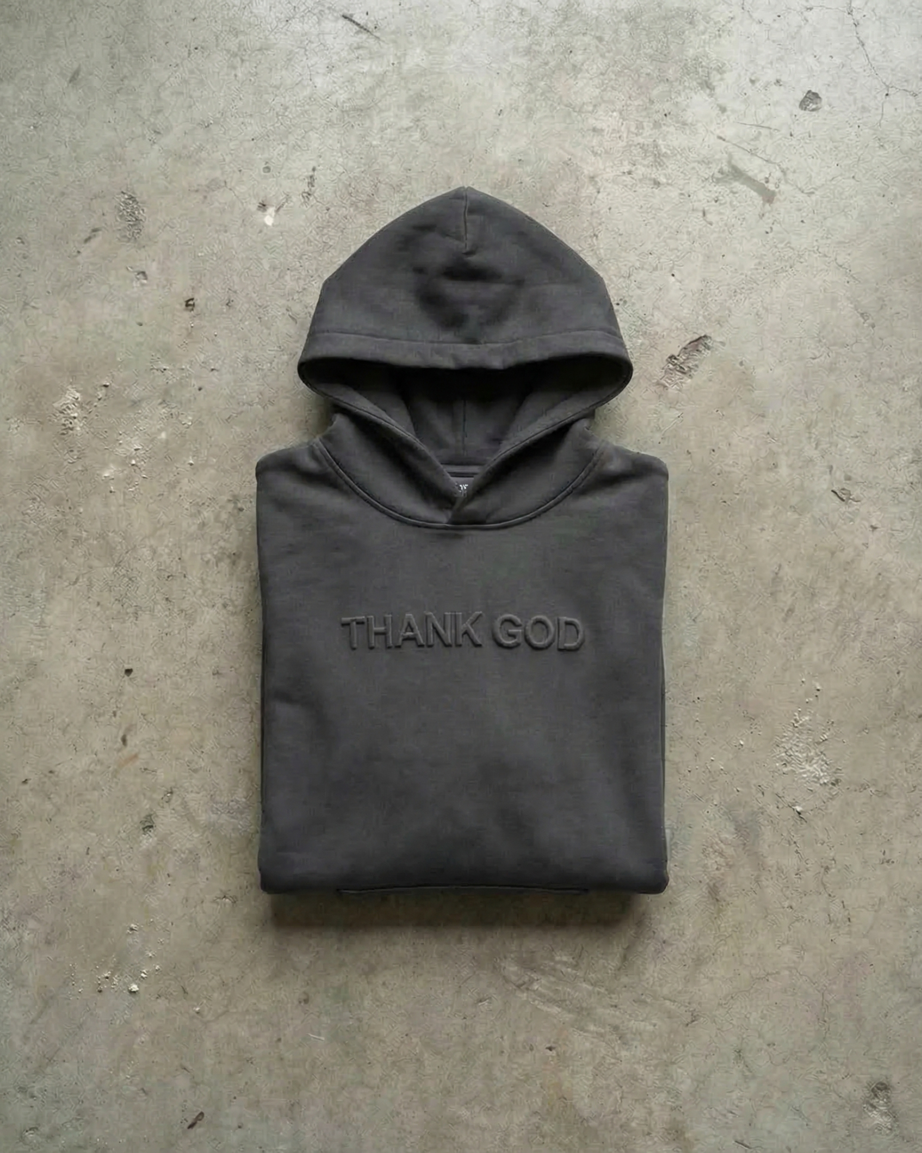 Embossed Hoodie