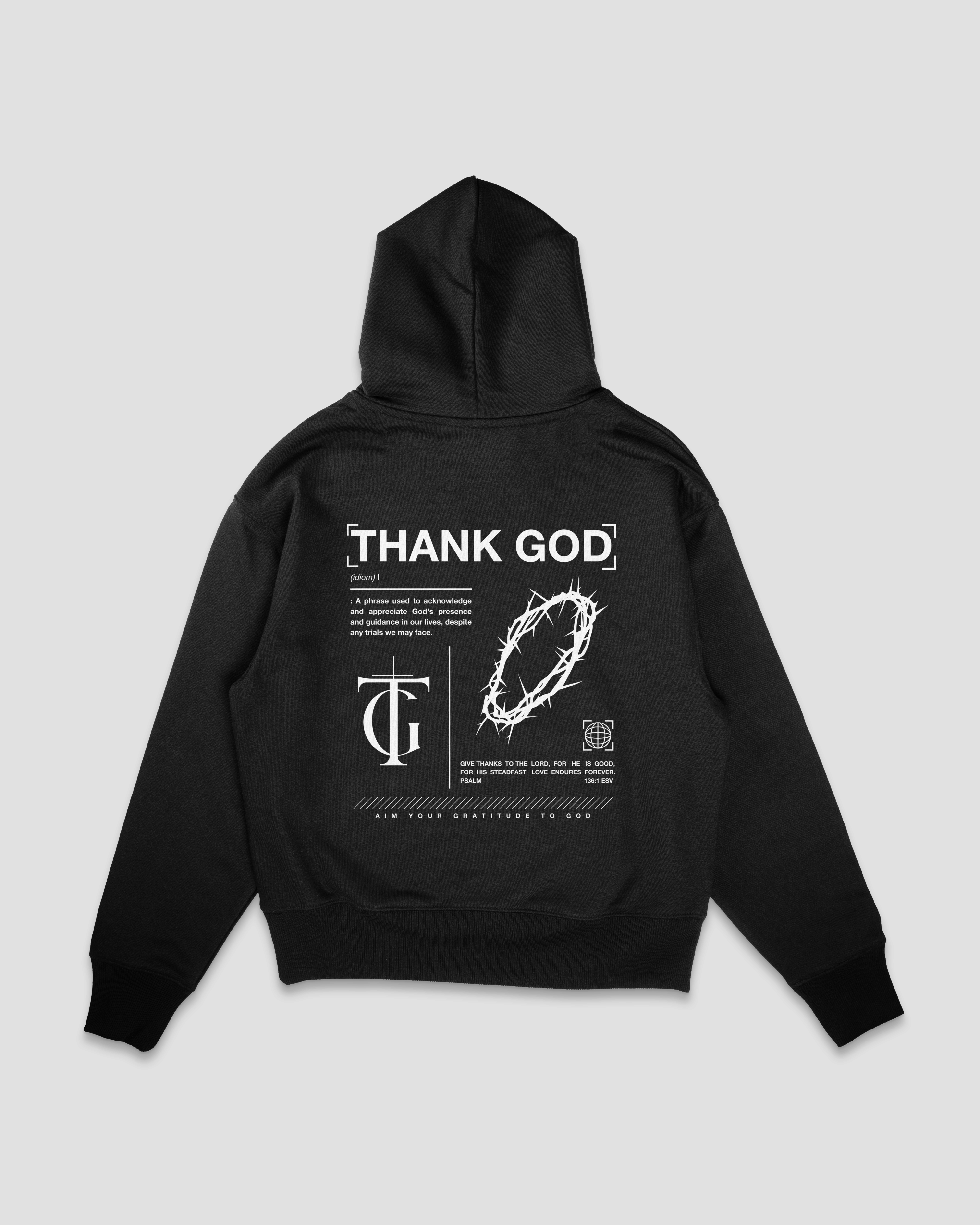 Assc thank god hoodie hotsell